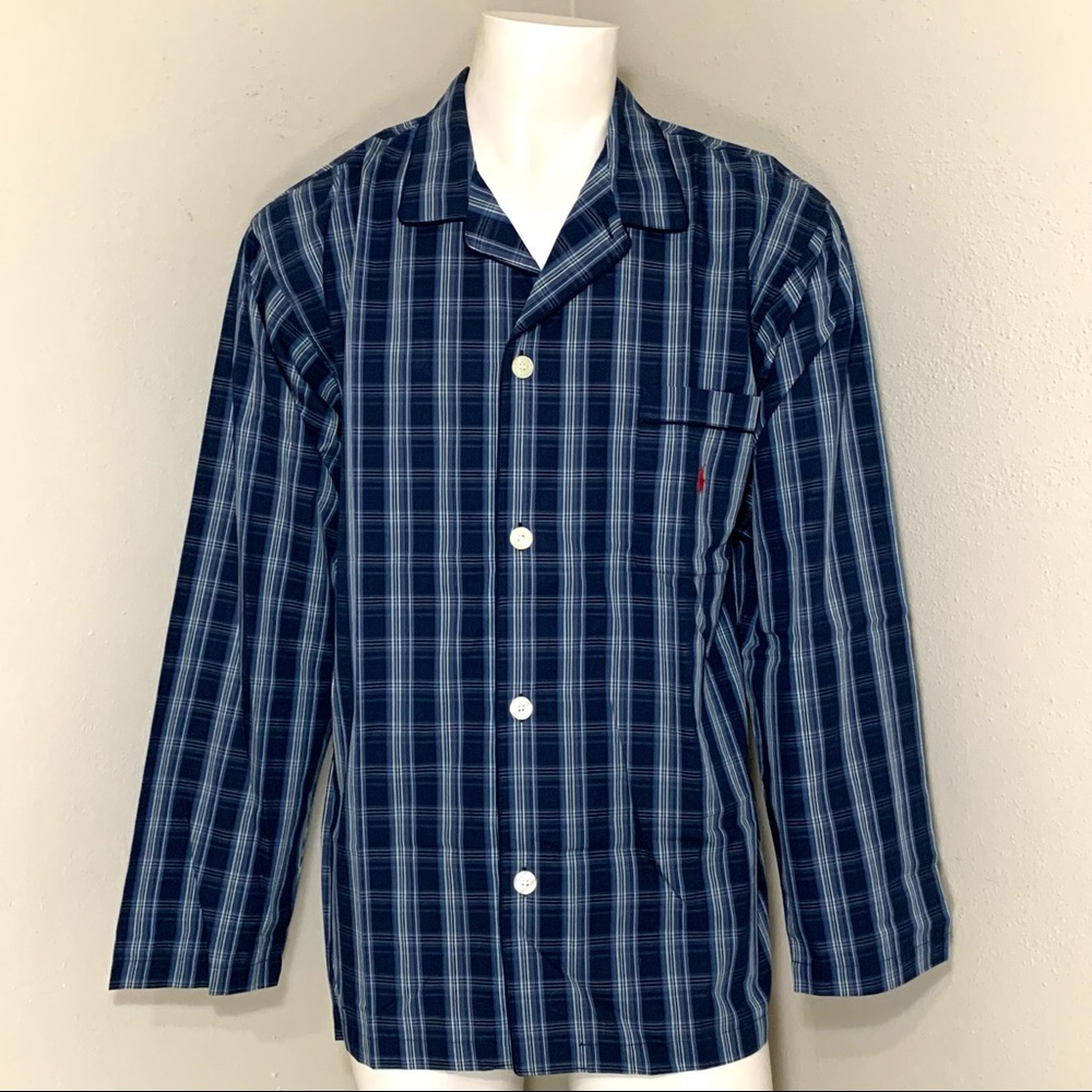 Polo Ralph Lauren Mens Plaid Pajama Shirt